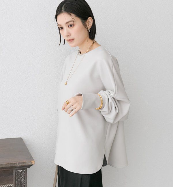  「【楽ちんキレイ】ダンボールポンチョプルオーバー」|Tシャツ・カットソー|