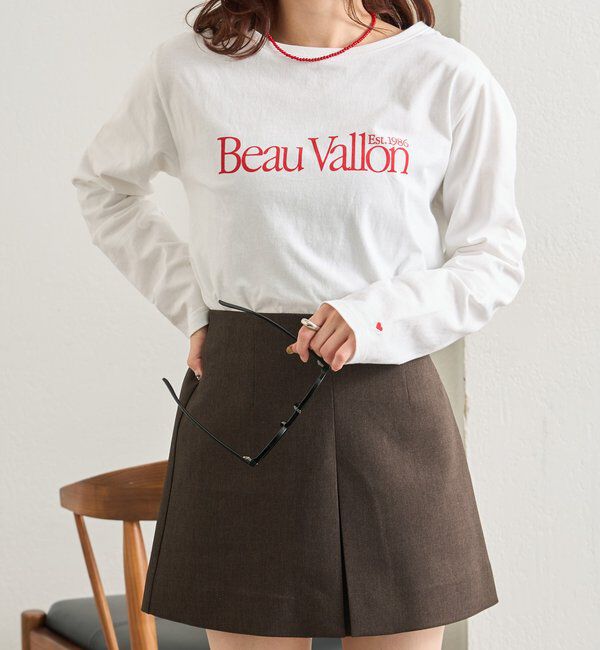  「カラーチビロゴロングTシャツ」|Tシャツ・カットソー|
