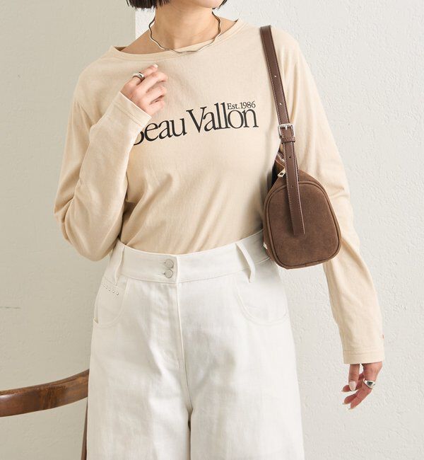  「カラーチビロゴロングTシャツ」|Tシャツ・カットソー|
