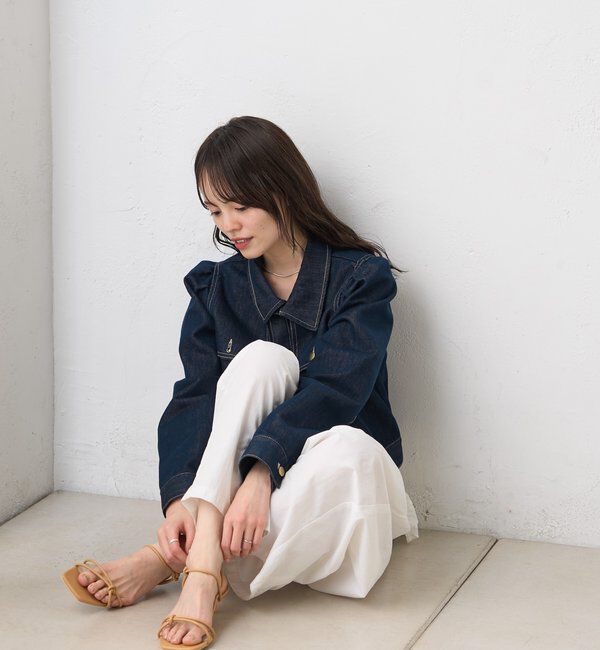  「クロスストラップヒールサンダル」|サンダル|