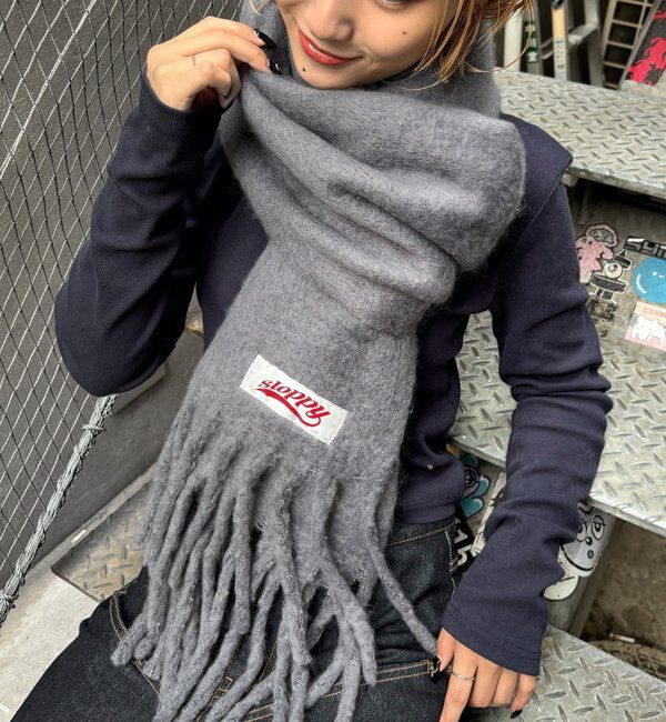  「【WEB限定】【SLOPPY】アソートマフラー(無地・チェック)」|マフラー|