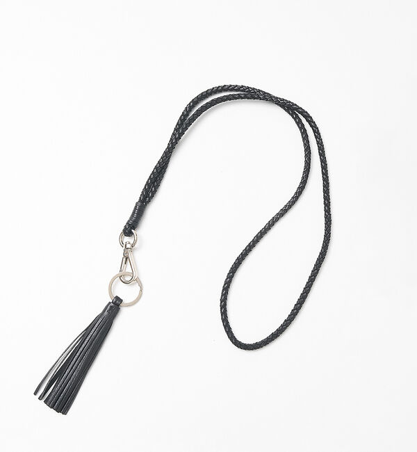 collex「【Dragon/ドラゴン】Leather necklace Keyring」|ネックレス|ブラック