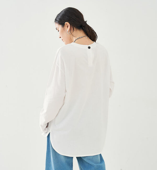 collex「バックボタンカットプルオーバー」|Tシャツ・カットソー|