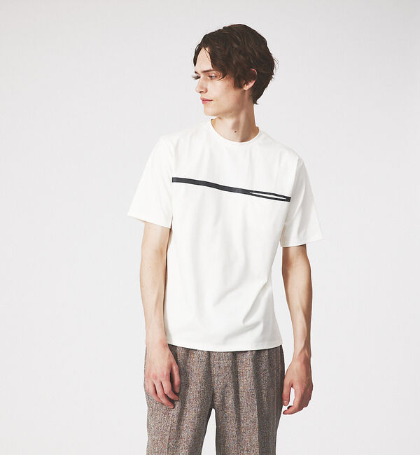 ABAHOUSE「【フロントシーム】 デザイン ポケット Tシャツ」|Tシャツ・カットソー|