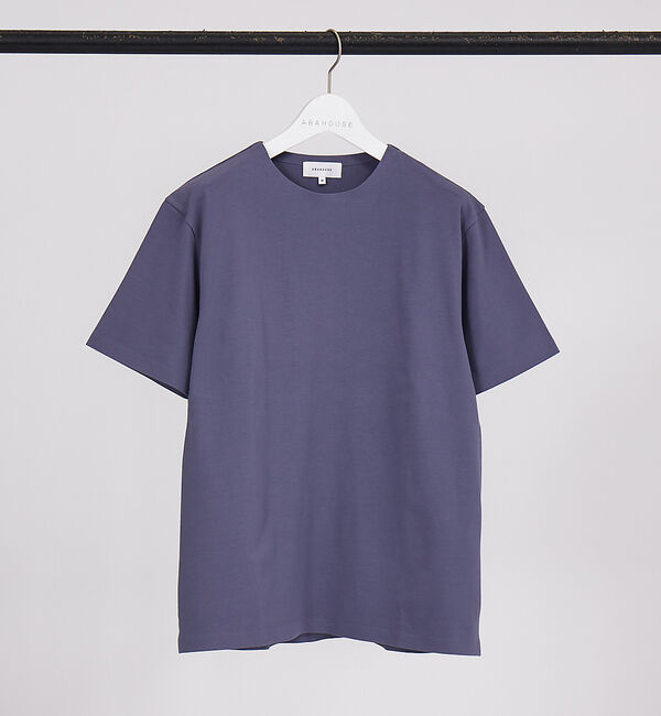 ABAHOUSE「【ノンストレス】定番 / COTTON LYCRA 圧着 クルーネック 半袖 T」|Tシャツ・カットソー|その他1