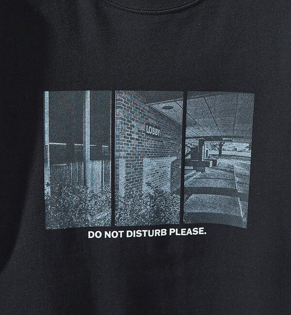ABAHOUSE「DoNotDisturb グラフィック プリント 半袖Tシャツ/オーバーサイズ/」|Tシャツ・カットソー|