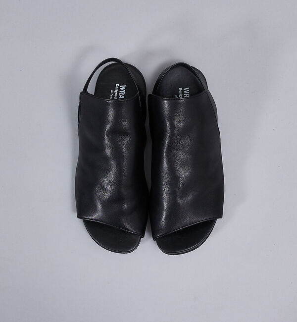 alfredoBANNISTER「【WRAP SHOES】ドレープ バックストラップ サンダル」|サンダル|