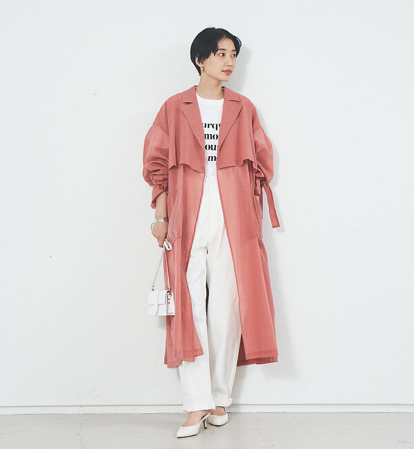 Rouge vif「シアーライトコート」|トレンチコート|
