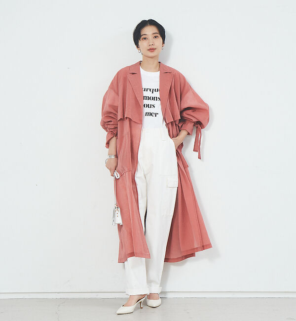 Rouge vif「シアーライトコート」|トレンチコート|