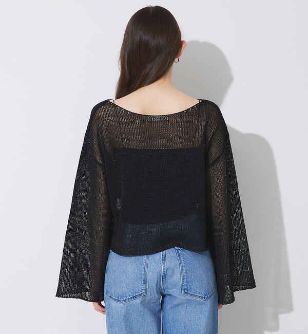 Rouge vif「ペーパーニットシアープルオーバー」|ニット・セーター|