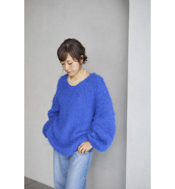 Rouge vif「シャギー ニットプルオーバー◆」|ニット・セーター|