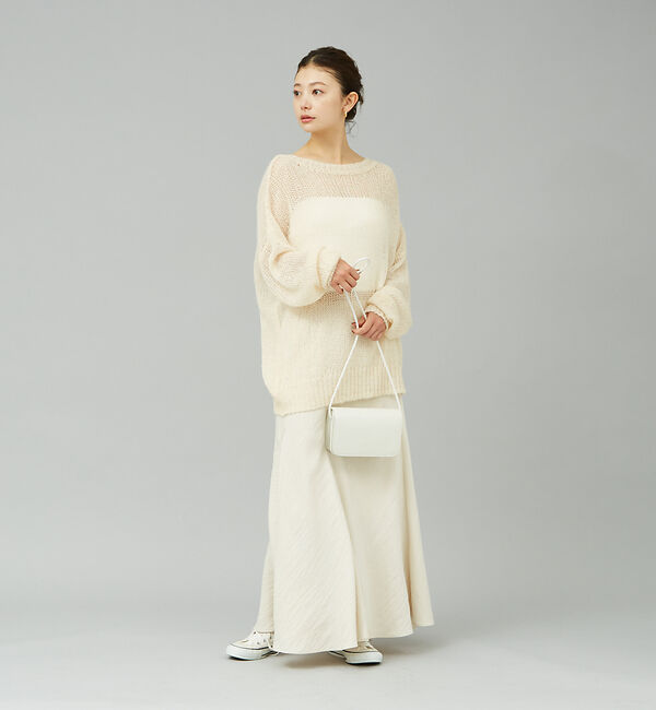 Rouge vif「モヘアライクシアー2WAY ニットプルオーバー」|ニット・セーター|