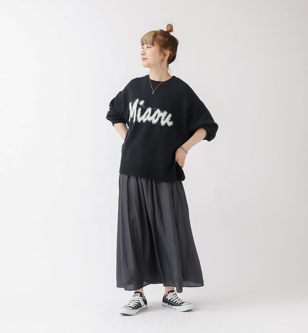 Rouge vif「グロスデシンゴムギャザースカート」|スカート|