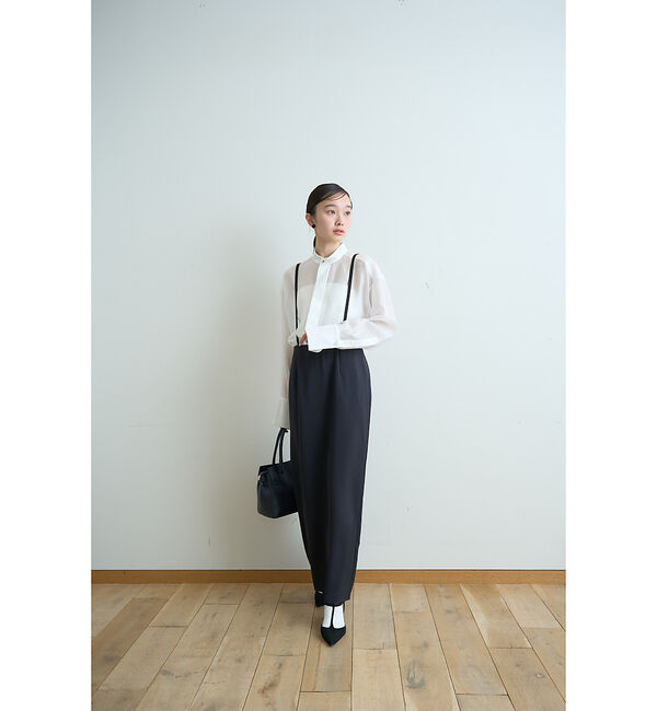 Rouge vif「2wayサスペンダー付きタイトスカート」|スカート|