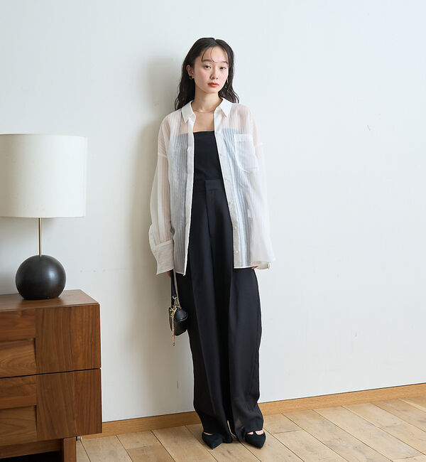 Rouge vif「【セットアップ対応】エアリーボイルパンツ」|その他|
