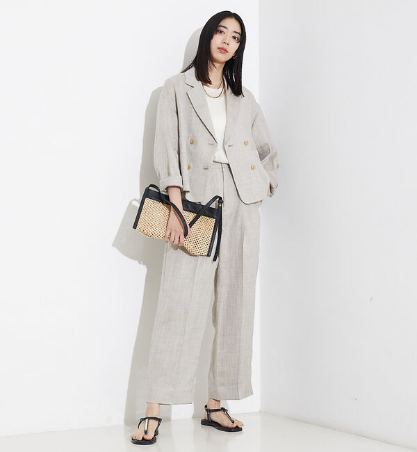 qualite「【セットアップ対応】ミックスカラーラミーパンツ」|その他|