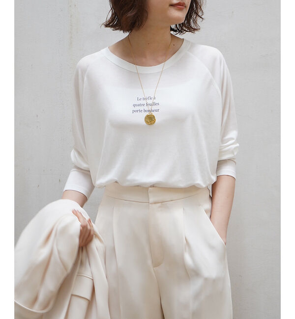 qualite「シアーロゴロンT」|Tシャツ・カットソー|