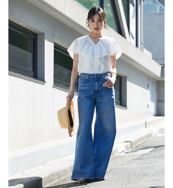 qualite「【Lee】WIDE M.USED/ワイドデニム」|デニム|