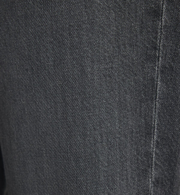 qualite「【e&times;qualite】フレアークロップドデニム」|デニム|