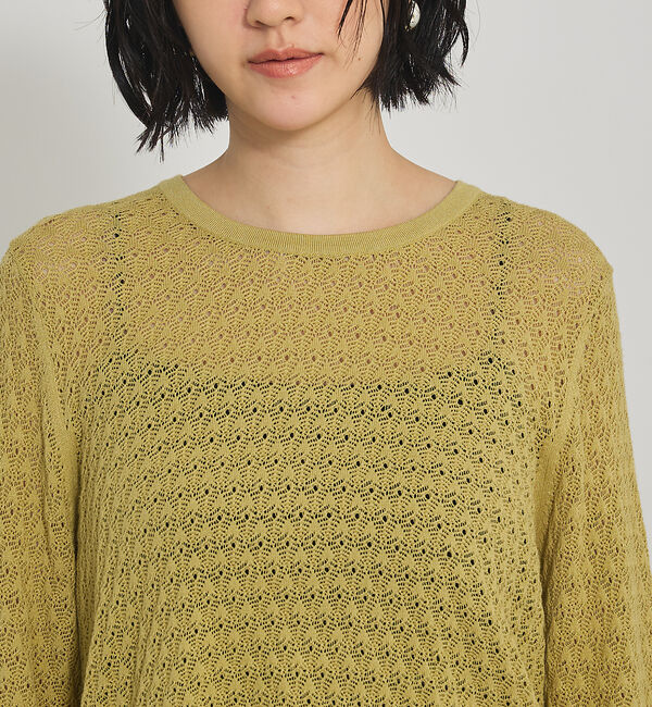 qualite「スカラップレースニット」|Tシャツ・カットソー|