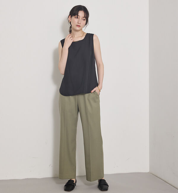 qualite「【セットアップ対応】ソフトサキソニードロストパンツ」|その他|
