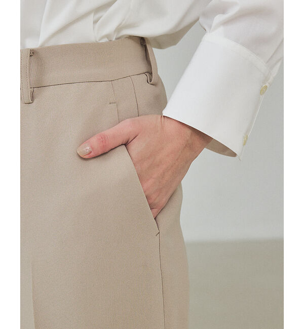 qualite「【シワになりにくい】ライトダブルクロスベンツパンツ」|その他|