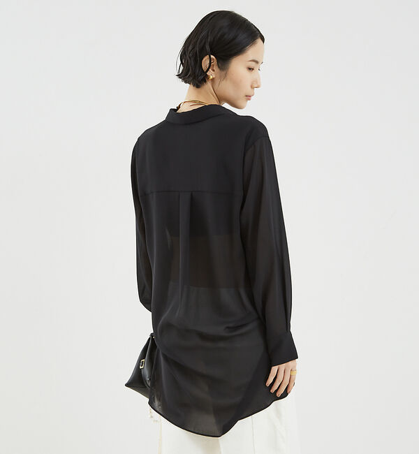 The Store by C' 「【COCUCA】シアーチュニックシャツ」|シャツ・ブラウス|