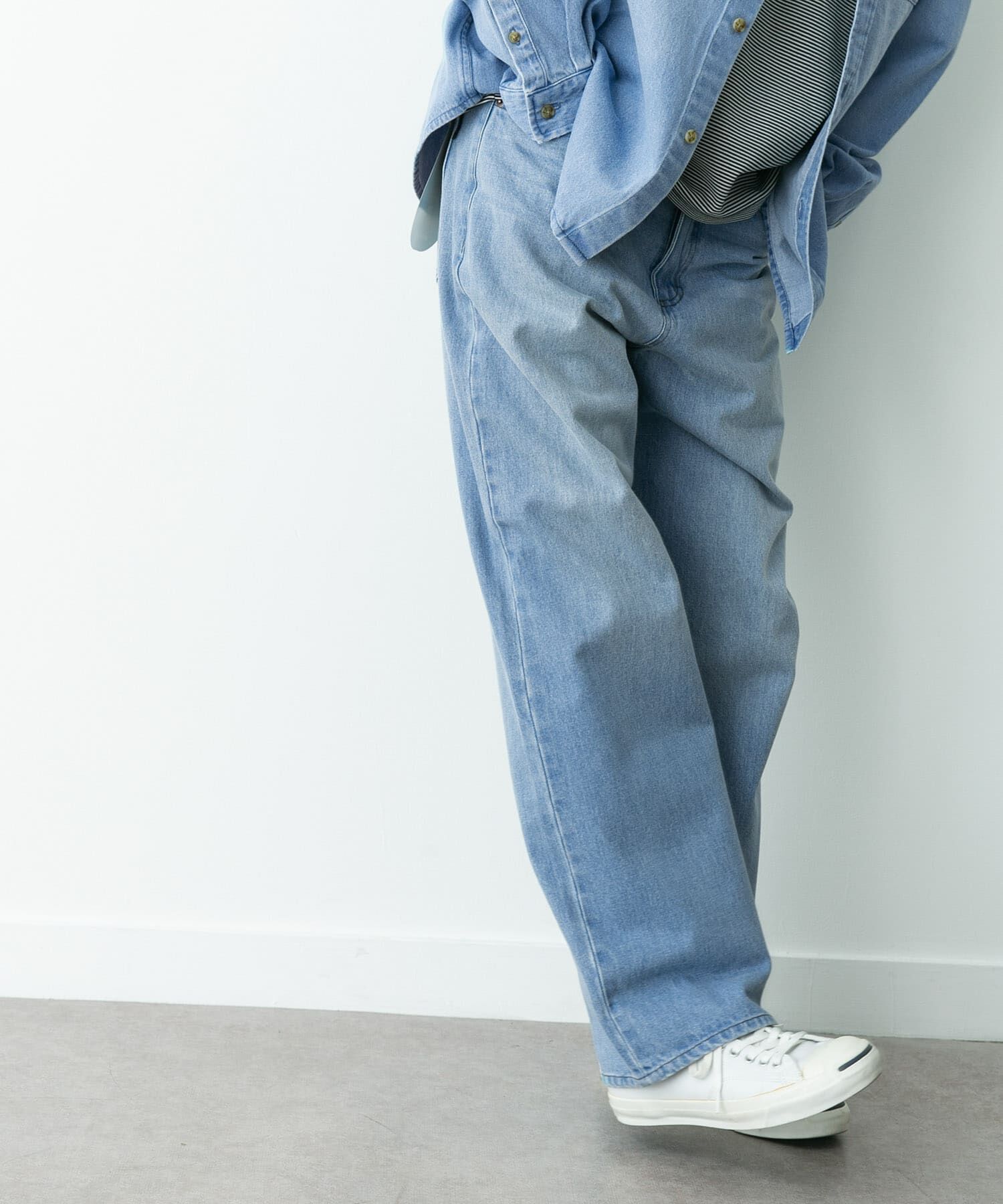 Sonny Label 「『別注』RED KAP&times;Sonny Label　ワイドデニムパンツ」|デニム|