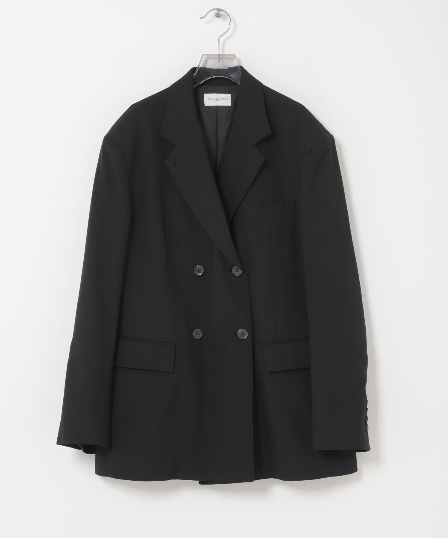 URBAN RESEARCH「new basic　HIGH TWIST WOOL JACKET」|その他|ブラック