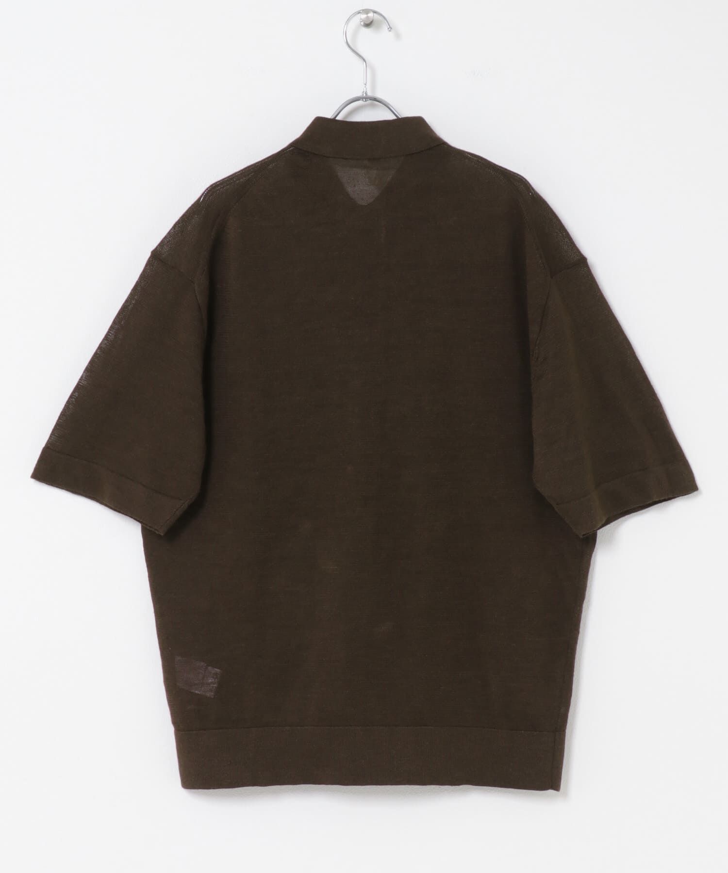 URBAN RESEARCH DOORS「Ramie High Gauge KnitPolo」|ポロシャツ|