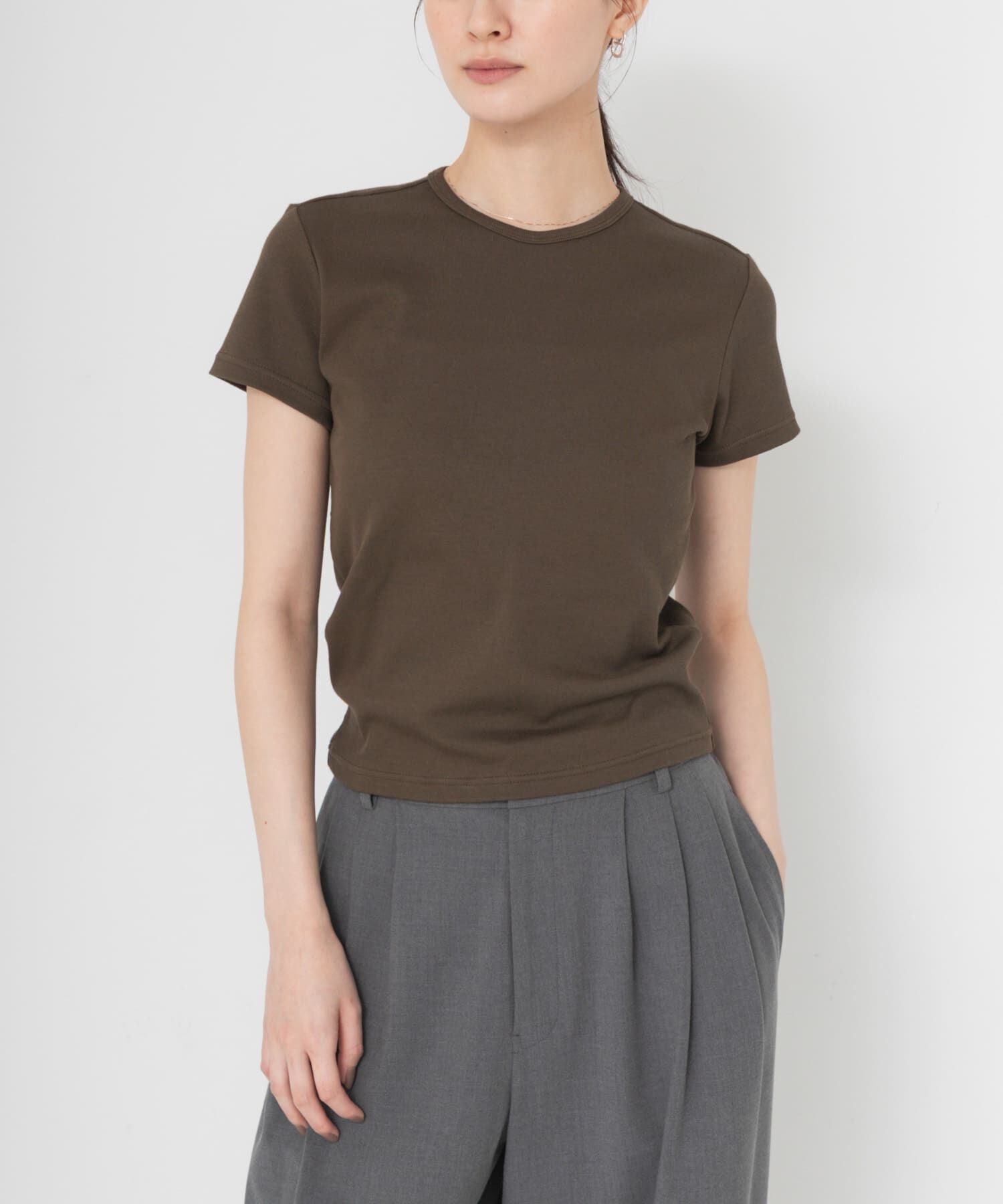 URBAN RESEARCH「new basic　BABY SKIN T-SHIRTS」|Tシャツ・カットソー|カーキ