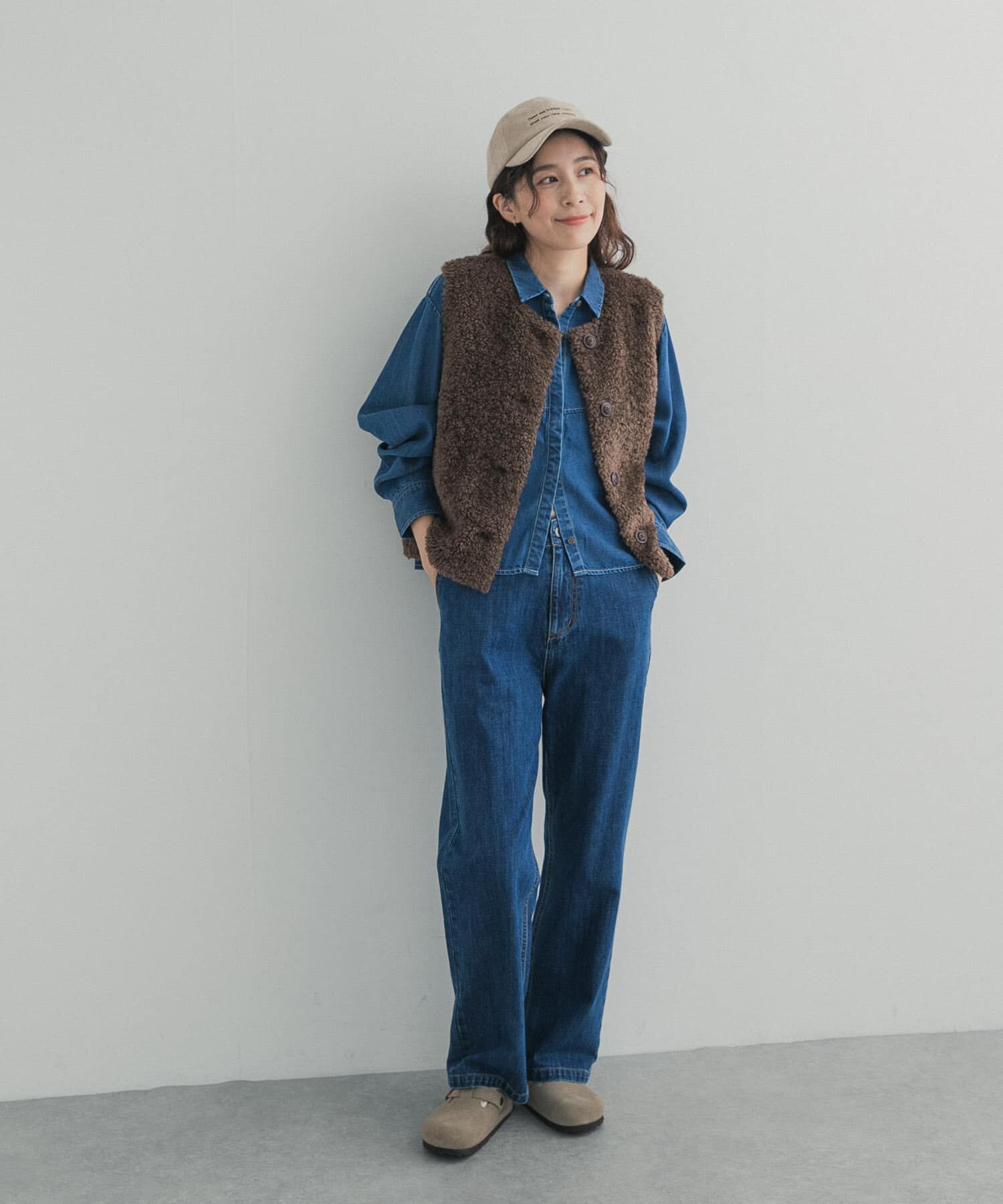 URBAN RESEARCH DOORS「テディボアベスト 26AW」|ダウンベスト・ベスト|