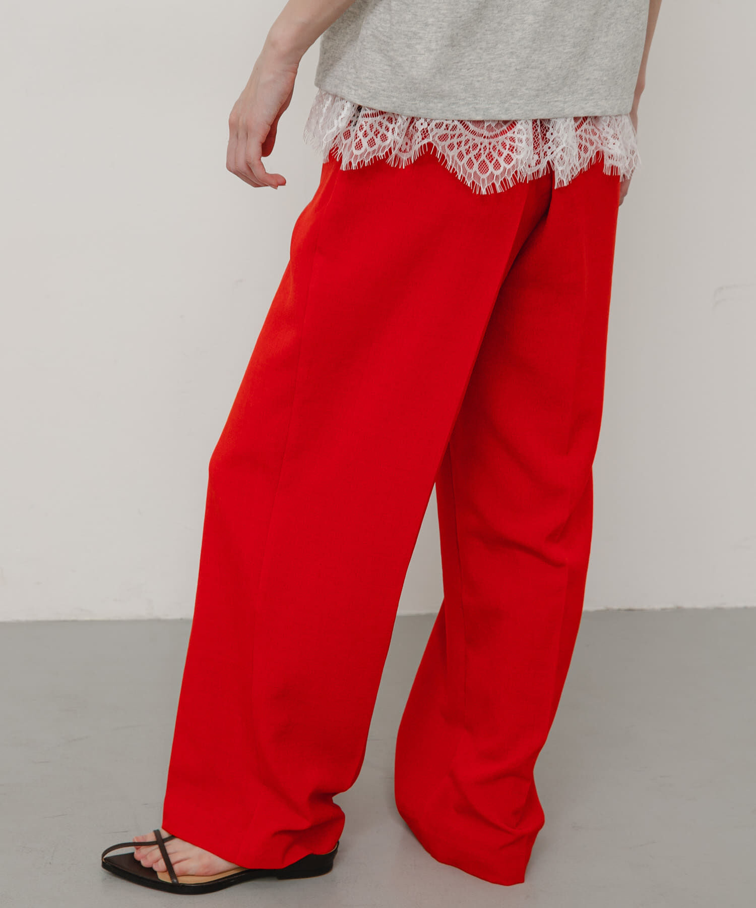 SENSE OF PLACE by URBAN RESEARCH「『UR TECH DRYLUXE』リネンライクワイドパンツ」|その他|