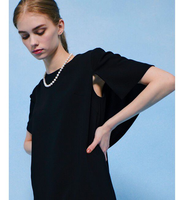 LOULOU WILLOUGHBY「【LOULOU WILLOUGHBY】ケープドレス」|ワンピース|