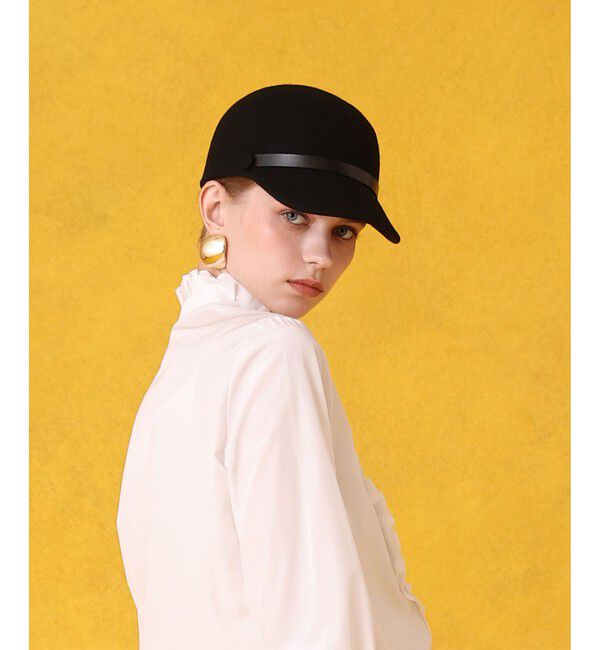LOULOU WILLOUGHBY「フェルトキャップ」|ハット|