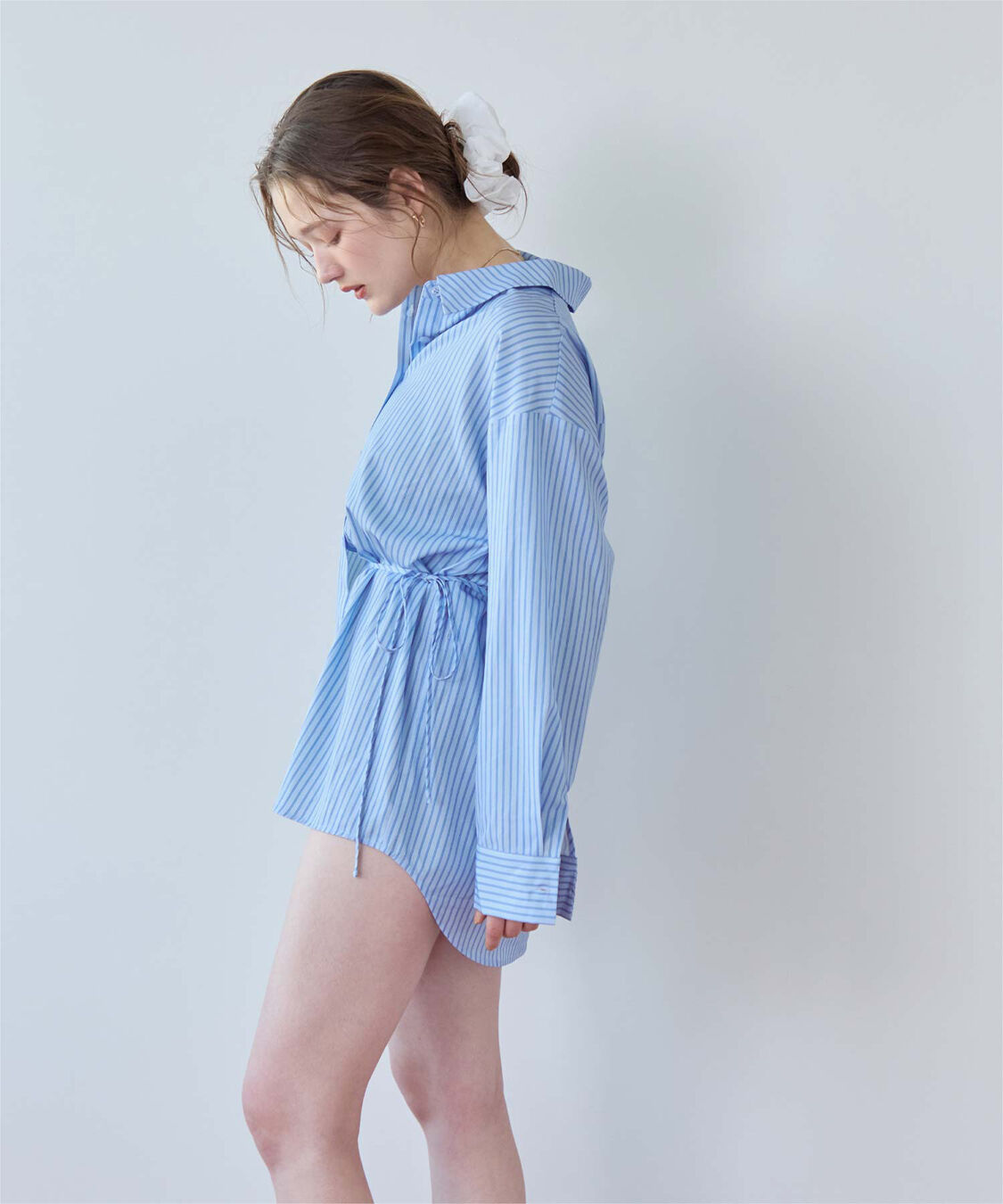 SEA DRESS「ウエストマークデザインシャツ/ラッシュガード」|ビキニトップス|
