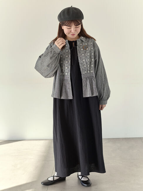 Samansa Mos2「【Cross&times;Staff】前後2WAYワンピース」|ワンピース|