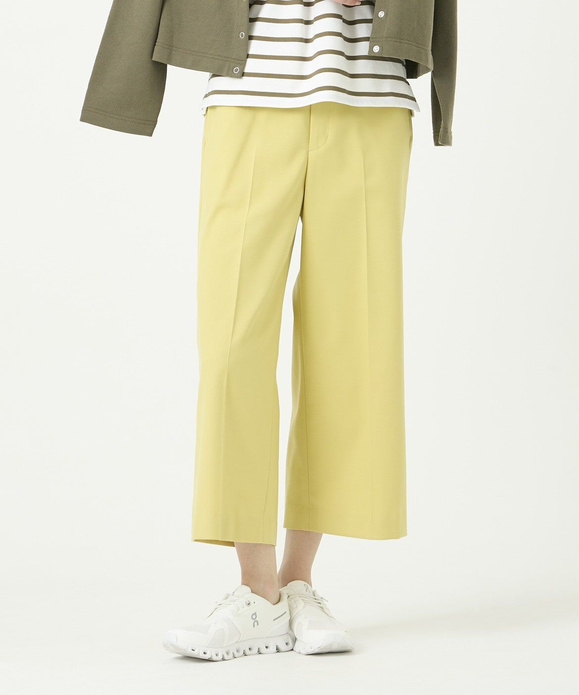 DAY by DAY it&rsquo;s international「ベーシックワイドクロップドパンツ」|その他|イエロー