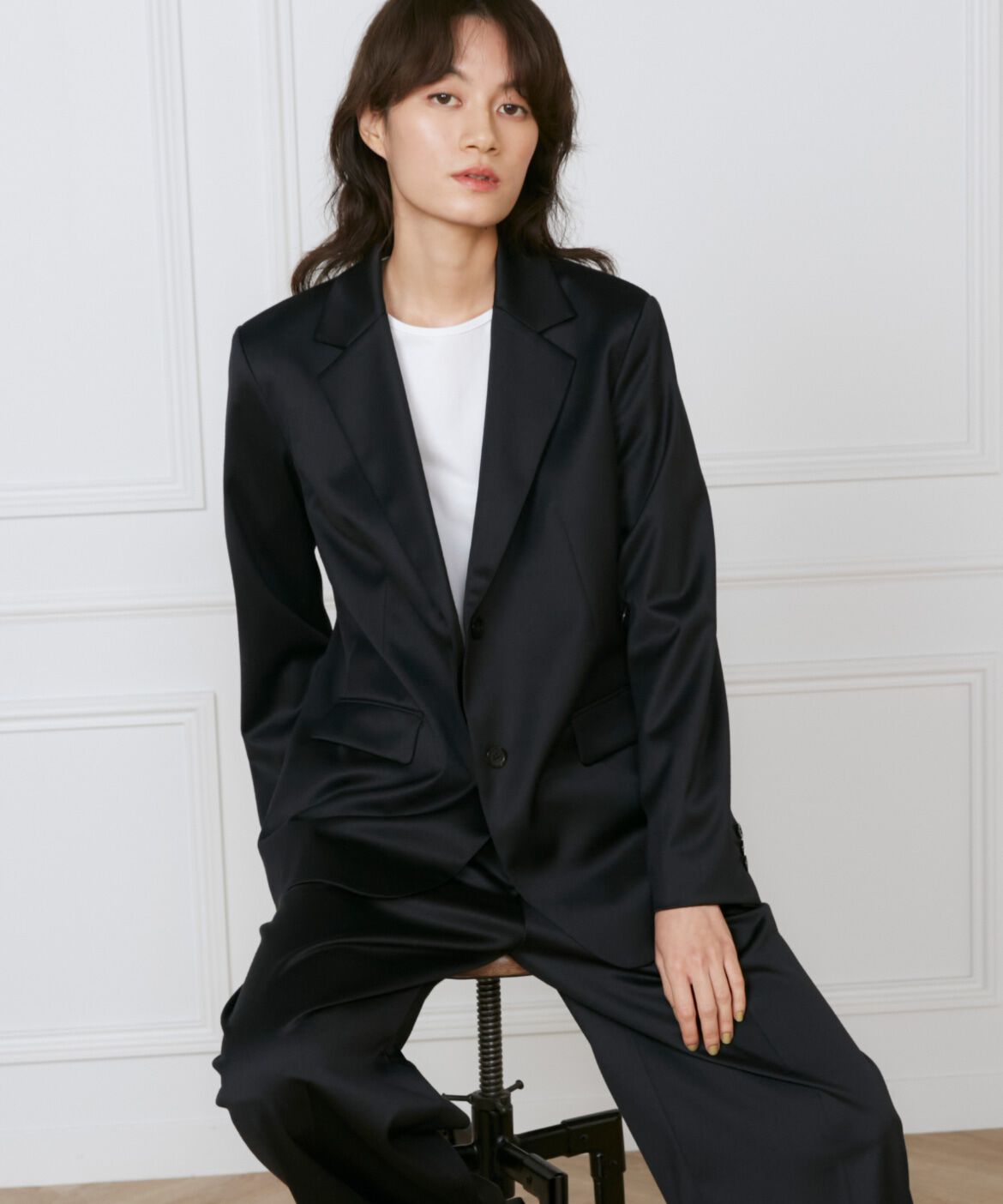 INED「2WAYデザインジャケット《la veille by SUPERIOR CLOSET》」|テーラードジャケット|ネイビー