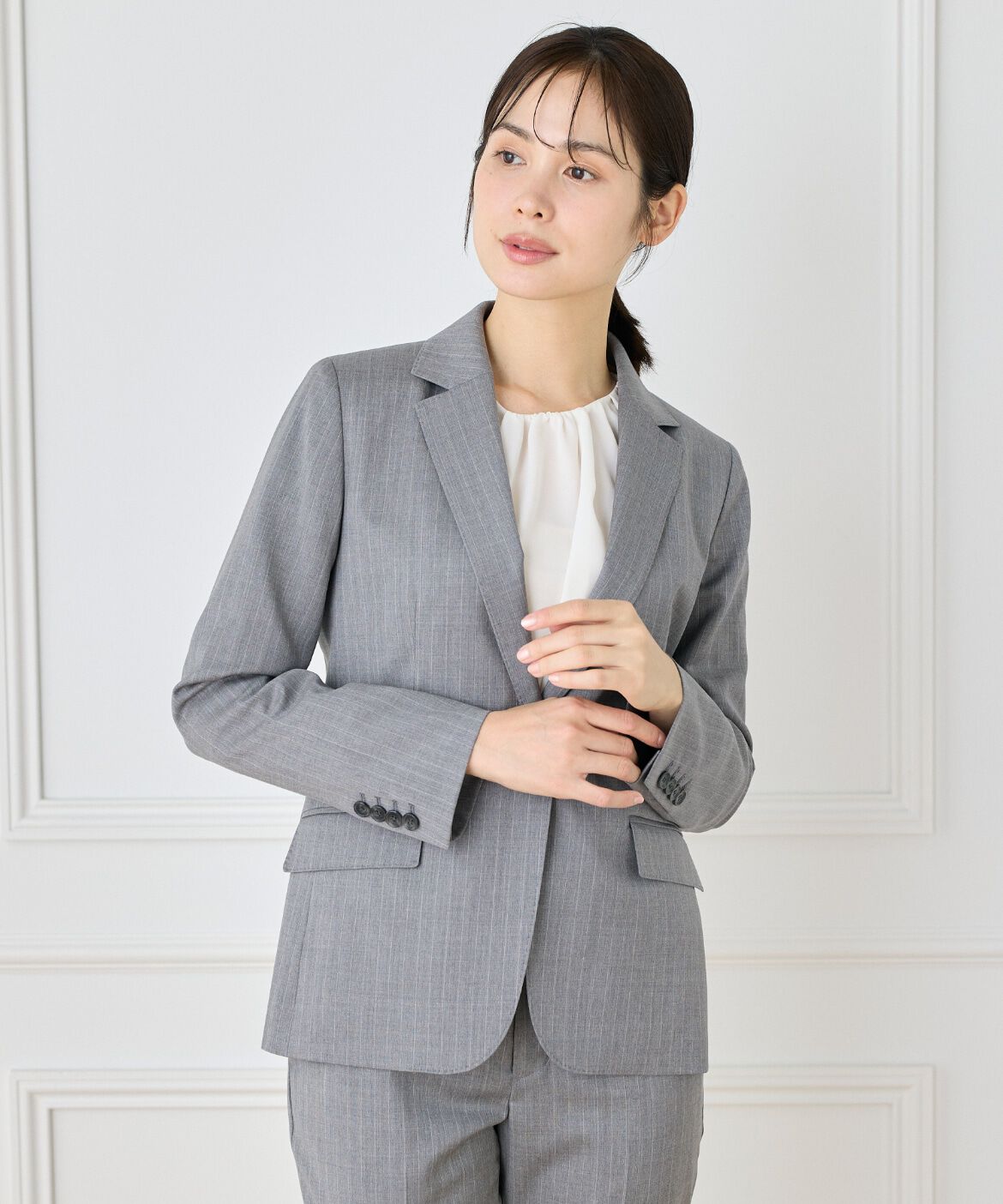 INED「シングルジャケット《CERRUTI》」|テーラードジャケット|
