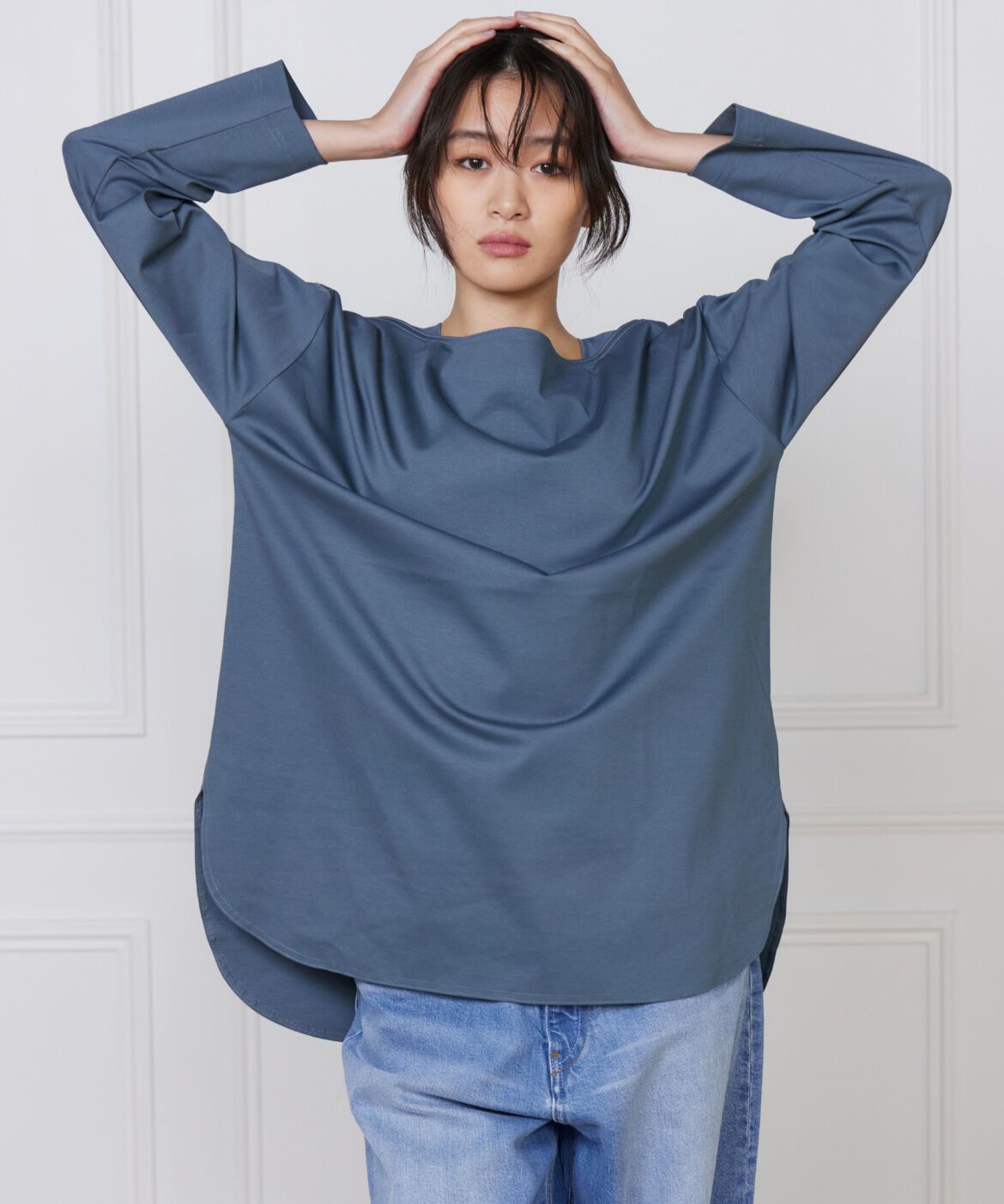 DAY by DAY it&rsquo;s international「コットンポンチラウンドテールロングカットソー」|Tシャツ・カットソー|