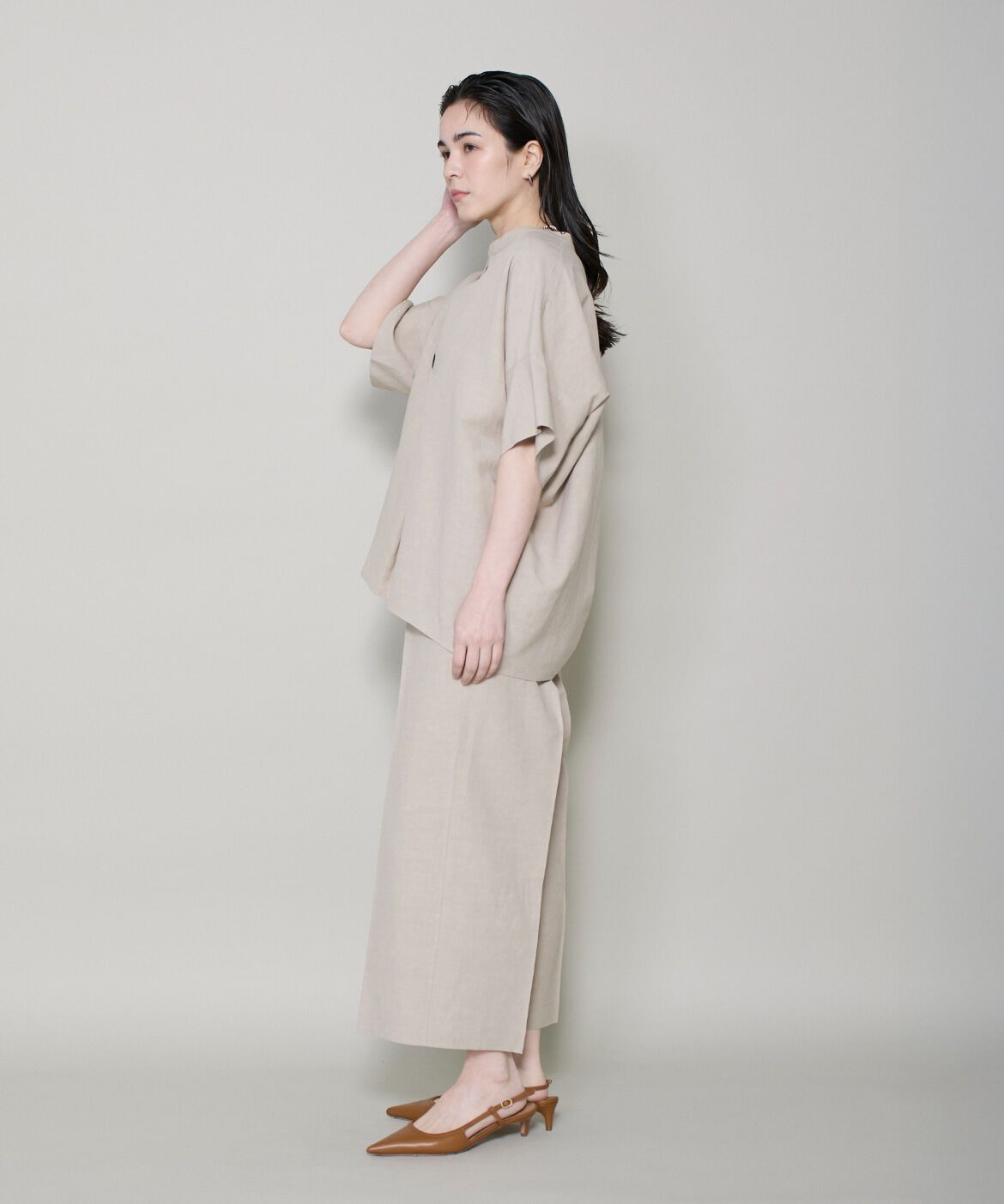 DAY by DAY it&rsquo;s international「ﾘﾈﾝﾜｲﾄﾞｸﾛｯﾌﾟﾄﾞﾊﾟﾝﾂ|凛と涼しい､上品ﾄﾞﾚｰﾌﾟの」|その他|