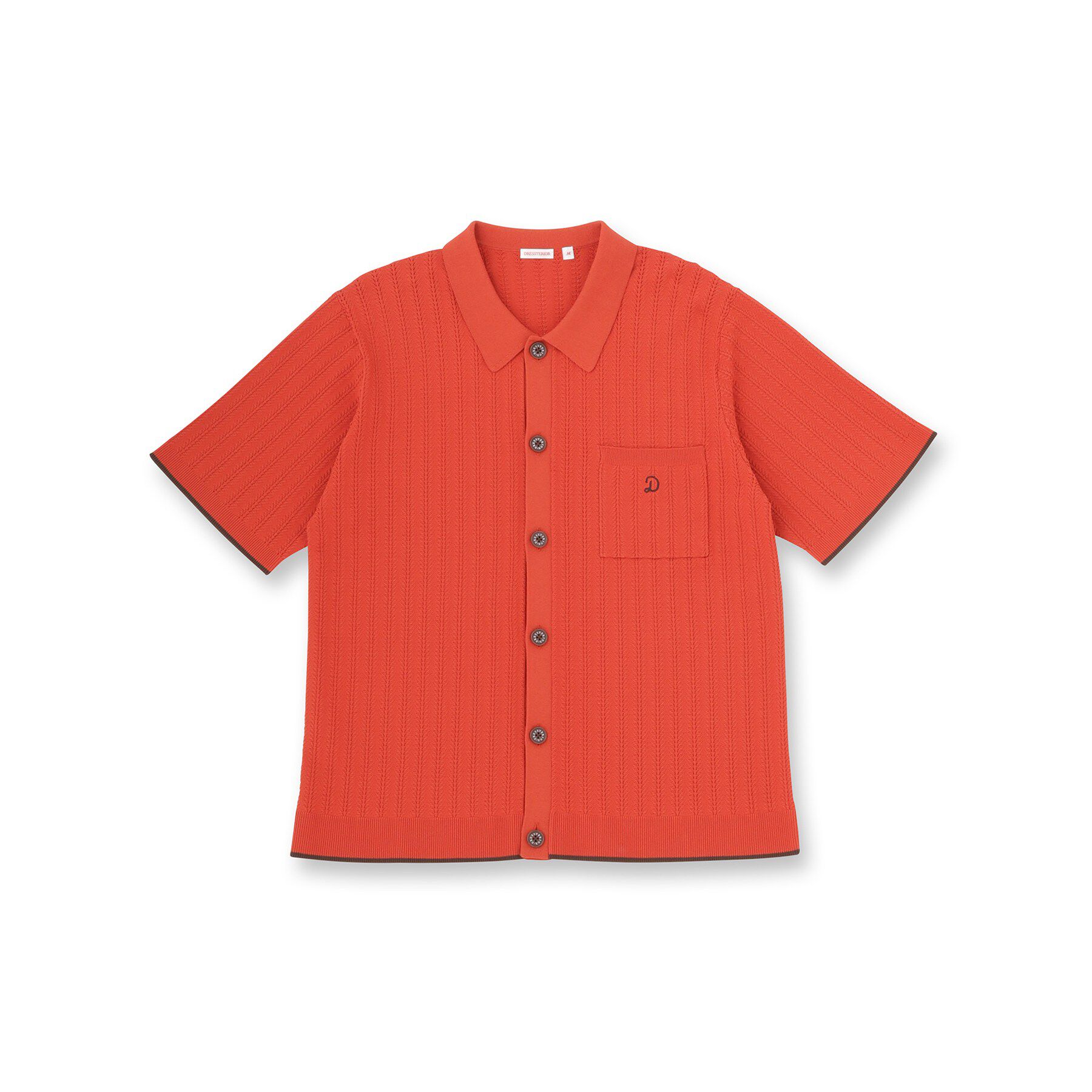 DRESSTERIOR「【Safari5月号掲載】ウォッシャブル キューバニットシャツ」|ニット・セーター|