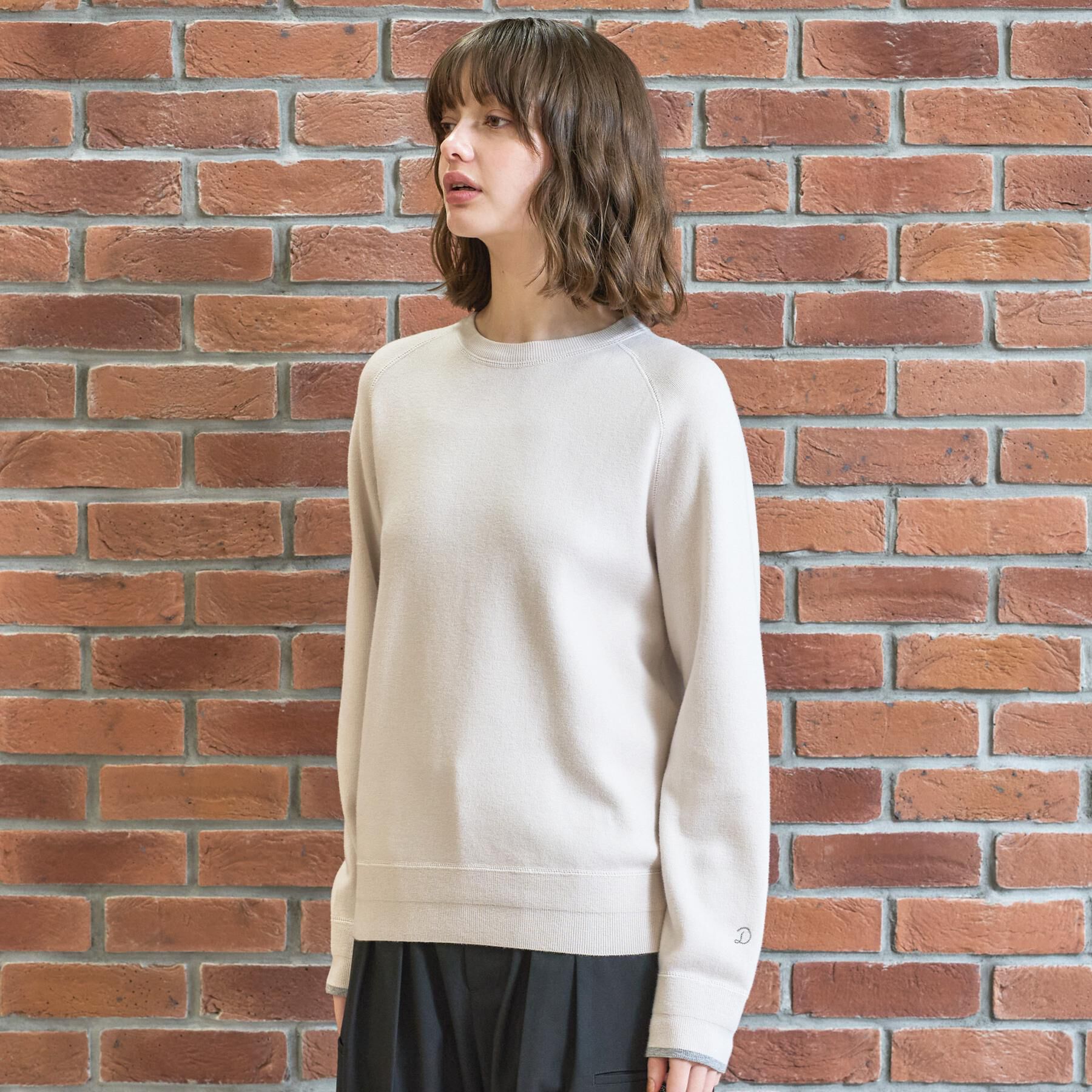 DRESSTERIOR「【STORY11月号掲載/マシンウォッシャブル】コットンカシミヤニット」|ニット・セーター|