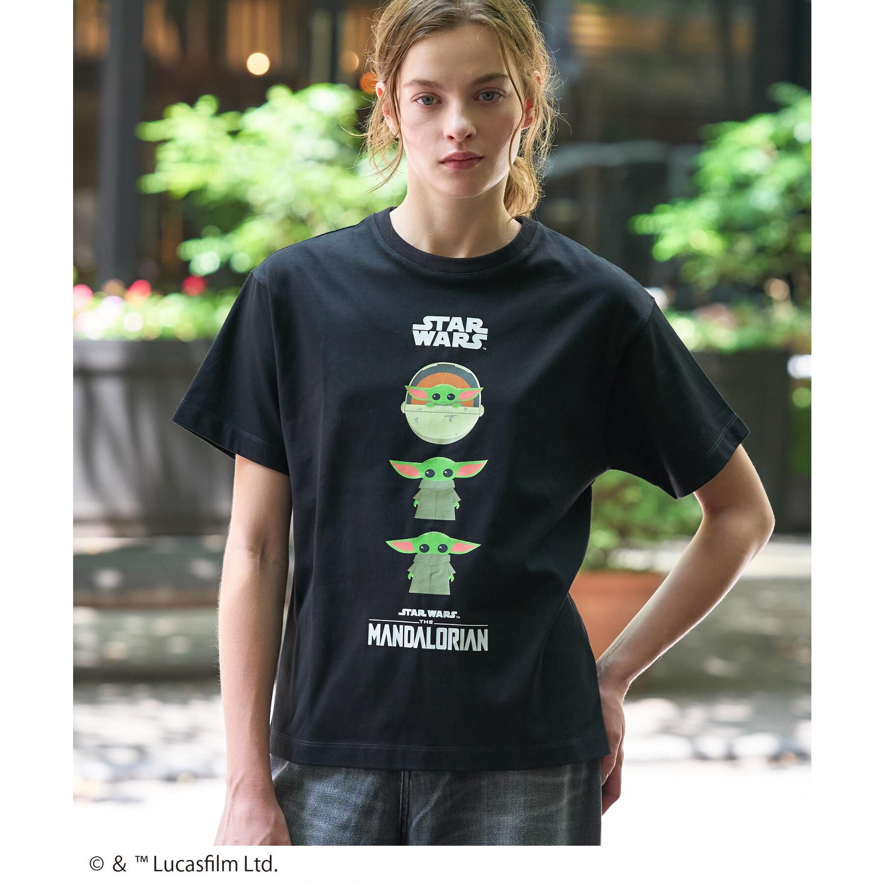 DRESSTERIOR「STAR WARS グローグ グラフィックTシャツ」|Tシャツ・カットソー|ブラック(019)