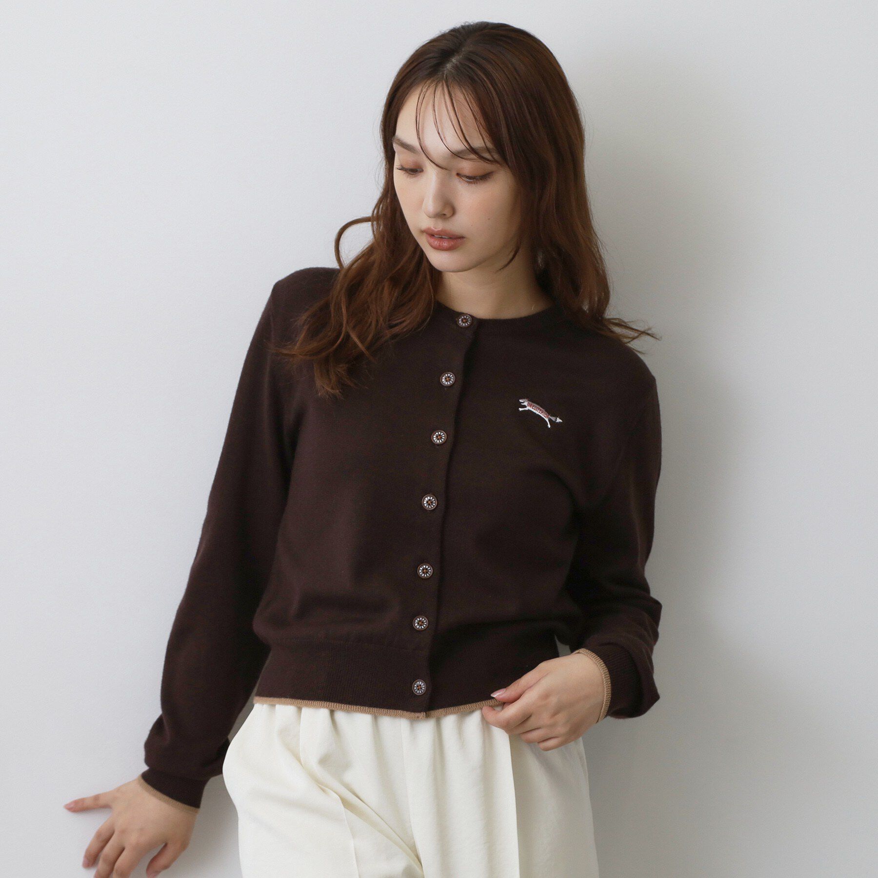 DRESSTERIOR「【STORY11月号掲載】ゼニアバル―ファキャッシュウールクルーネックカーディガン」|カーディガン|