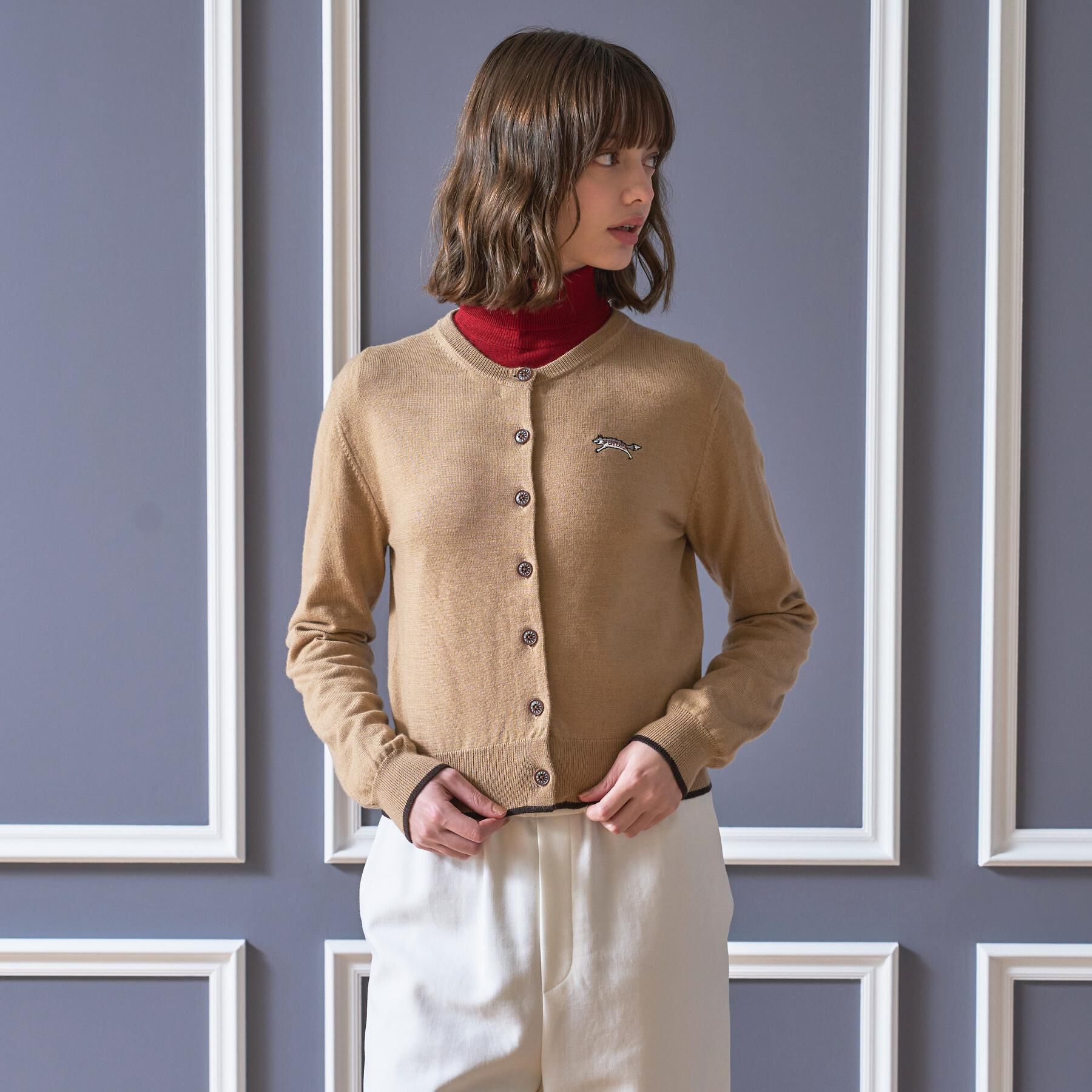 DRESSTERIOR「【STORY11月号掲載】ゼニアバル―ファキャッシュウールクルーネックカーディガン」|カーディガン|