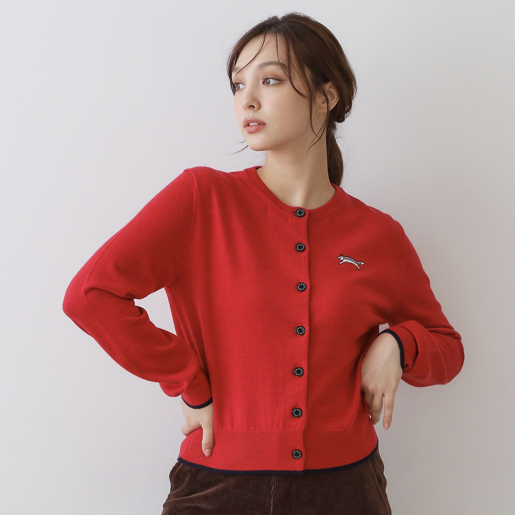 DRESSTERIOR「【STORY11月号掲載】ゼニアバル―ファキャッシュウールクルーネックカーディガン」|カーディガン|