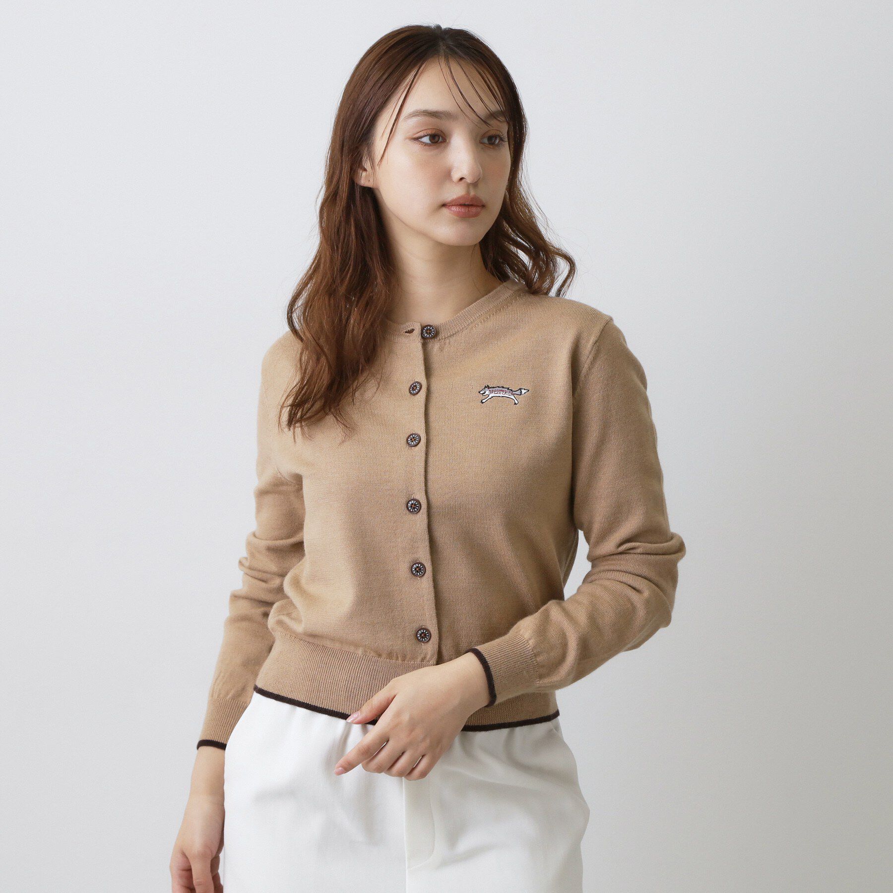 DRESSTERIOR「【STORY11月号掲載】ゼニアバル―ファキャッシュウールクルーネックカーディガン」|カーディガン|