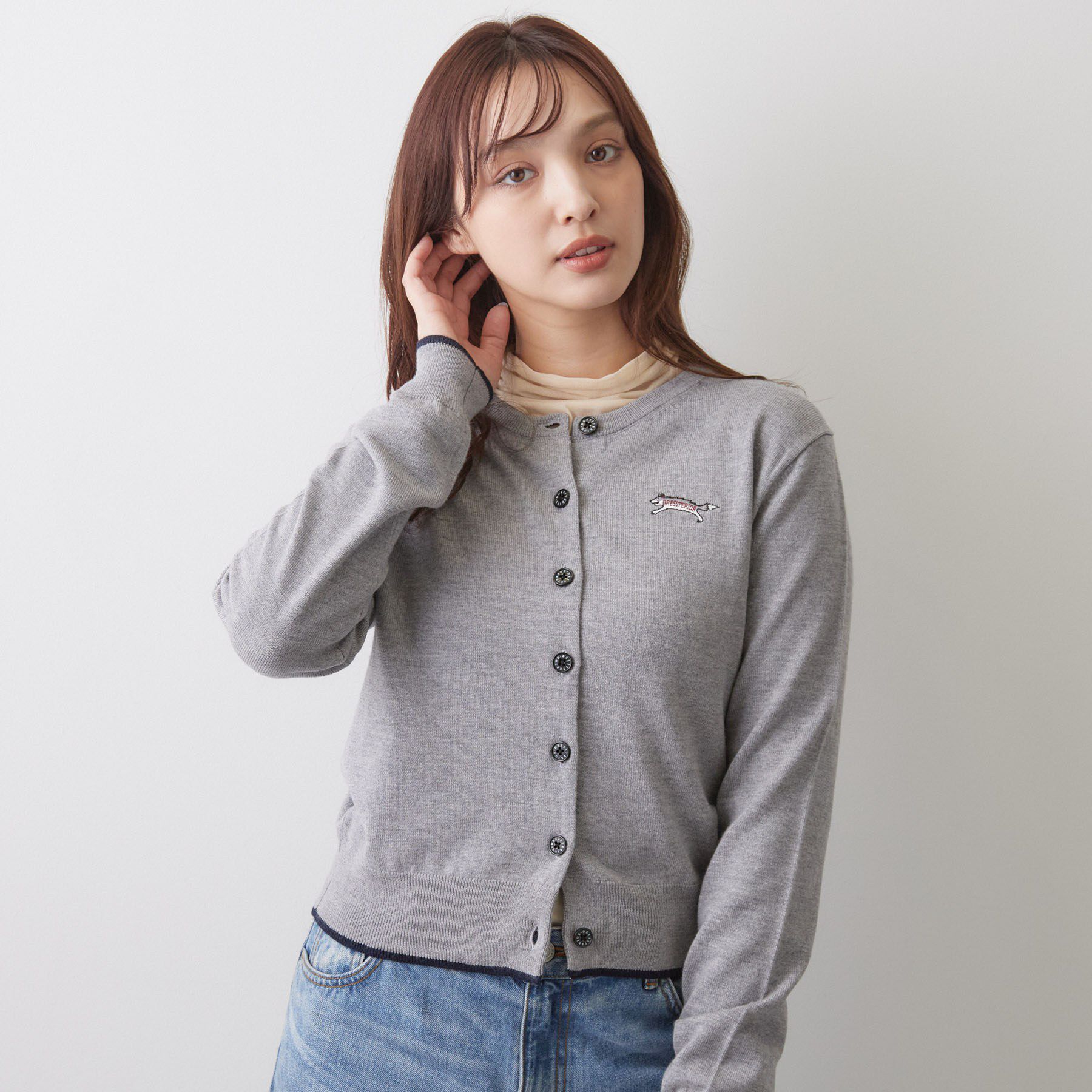 DRESSTERIOR「【STORY11月号掲載】ゼニアバル―ファキャッシュウールクルーネックカーディガン」|カーディガン|